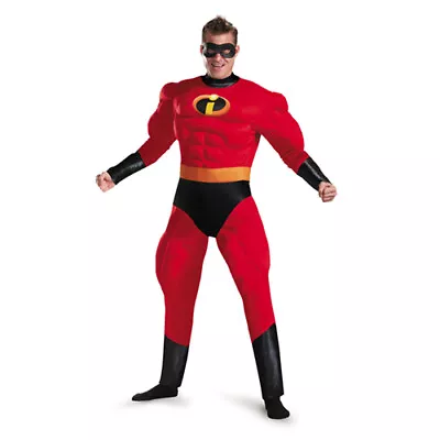 Mr. Incredible Deluxe Muscle Mens Costume 42-46 XL • $36.51