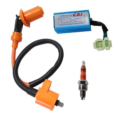 $10.50 • Buy Racing Ignition Coil Spark Plug Cdi For Gy6 Scooter Go Kart 150cc 125cc 50cc ATV