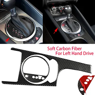 2x Real Carbon Fiber Gear Shift Panel Cover For Audi TT 8N 8J MK123 TTRS 2008-14 • $49