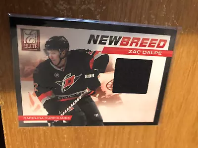 2011/12 Elite New Breed Zac Dalpe Game Used Jersey Card Carolina Hurricanes • $4.20