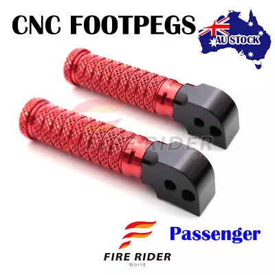 For Honda CBR1000RR Fireblade / ABS 08-17 16 15 CNC M-GRIP REAR Foot Pegs Red • $64.84