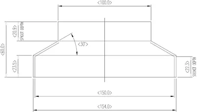 £8.63 • Buy Circular Spigot Adapter 150mm To 100mm Duct Reducer