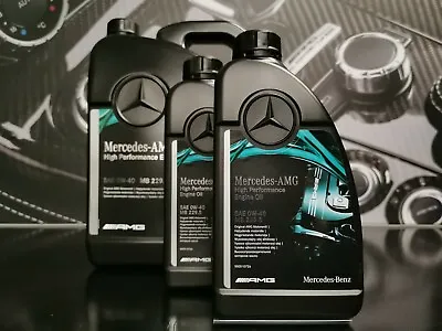 7L Genuine Mercedes-Benz 0W40 AMG High Performance Petrol Engine Oil Z7HP • £64.80