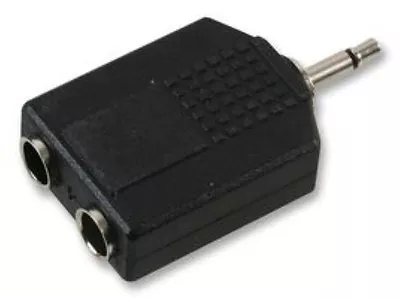 £2.99 • Buy 3.5mm To 6.35mm Jack Stereo Headphone Splitter Adapter Connector 6.3mm 1/4 Inch