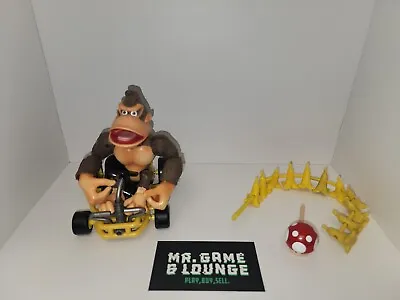 Toy Biz Mario Kart 64 Donkey Kong Figure With Banana And  Go Kart Nintendo 1999 • $104.95