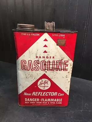 Vintage Gasoline CAL-CAN Specialties Co - One U.S. Gallon Metal Gas Can - DANGER • $29.74