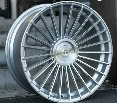 24  RF22 Wheels For Range Rover Autobiography 24x10 Machine Silver Rims Set • $1893