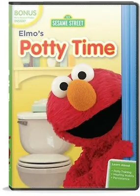 Elmo's Potty Time (DVD 2006) Factory Sealed Rips/holes In Wrapping S19 • $13.25