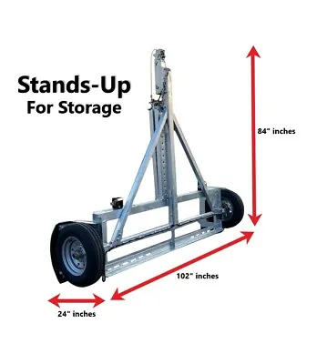 Galvanized Stand Up Car Tow Dolly By EZ Haul  • $1599