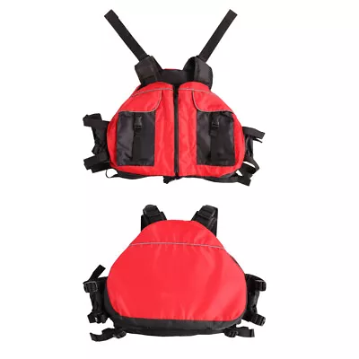 $34.99 • Buy IF Red Safety Adult Buoyancy Aid Vest Fishing Kayak Adult Life Jacket Preservers