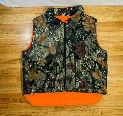 $5 • Buy Himalayan Camouflage Blaze Orange Reversible Deer Hunting Insulated Vest