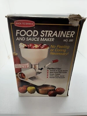 $38 • Buy Vintage Vitantonio Multi-Purpose Victoria Food Strainer Model 200 Back To The Ba