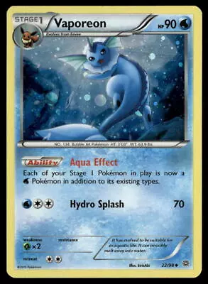 XY - Ancient Origins #22/98 Vaporeon • $1.99