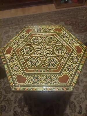 Hand Inlaid Handmade Moasiac Table • $199