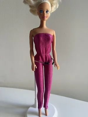 Barbie Doll Vintage Fashion - Best Buy Pink Jumpsuit 1981 - Mattel 3631 80s • $12