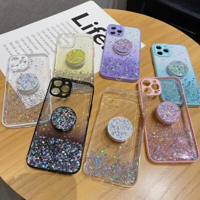 Star Stand Holder Cover Bling Glitter  Case For Xiaomi 11 11T Redmi Note 11 Pro  • $5.17