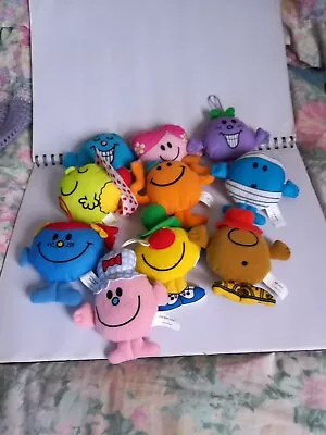 Mcdonalds Mr Men & Little Miss - X10 Assorted Mix Of Soft Plushes -2021 2024 • £10