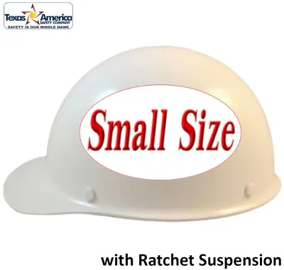 MSA Skullgard Small Cap Style With Ratchet Suspension - White • $141