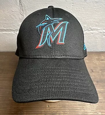 New Era Miami Marlins MLB Official On-Field Cap   39Thirty Stretch Fit Hat  XL • $14.99