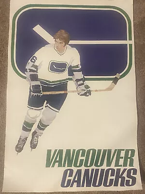 1970s Vancouver Canucks 28 By 40 Inch Poster. Great Condition • $75