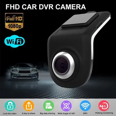 $37.99 • Buy HD 1080P WIFI Car Hidden Camera Dash Cam Dual Lens DVR G-Sensor Video Recorder