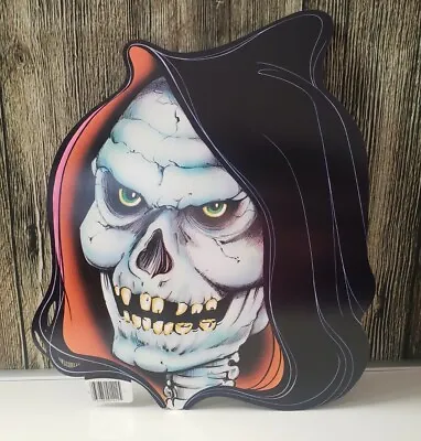 Beistle Grim Reaper Skeleton Die Cut Halloween Decoration Vintage READ • $18.99