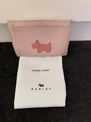 Radley London Pink ID / Travelcard / Gym Card Holder With Dustbag • £9.99