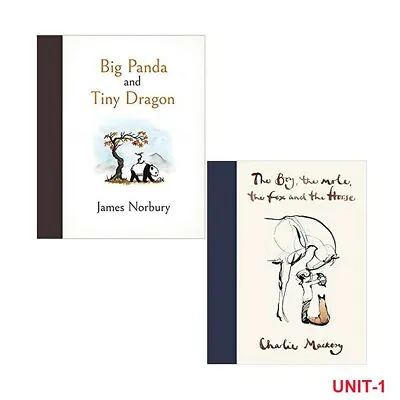 Big Panda And Tiny Dragon & The Boy The Mole The Fox And The Horse 2 Books Set • £29.99