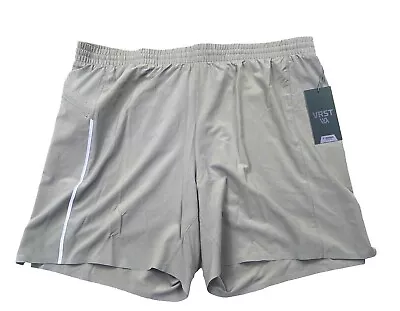 VRST Men's 7” Accelerate Run Shorts - Silver Shadow Size S • $12.95