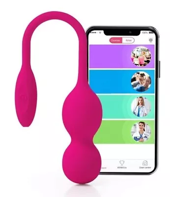 Iball Smart Pelvic Floor Muscle Trainer IOS Android Silicone             267 • $35