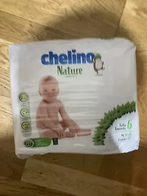 Chelino Nature Nappies Size 6 Dry Strong Stretchy Nappy - Pack Of 27 - 17-28kg • £3.99