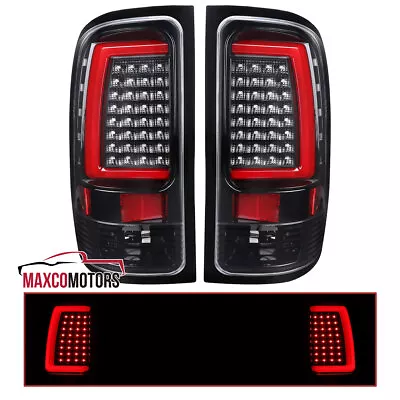 Jet Black Tail Lights Fits 2007-2013 GMC Sierra 1500 2500HD 3500HD LED Bar Lamps • $166.49