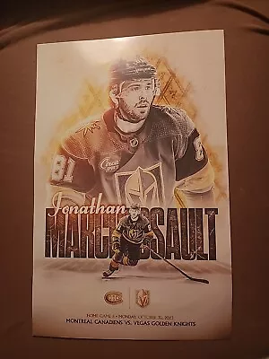 NHL Jonathan Marchessault Vegas Golden Knights V Montreal Canadiens 10/30/23  • $15