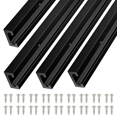 4PCS Each 36'' T Track Double-Cut Profile Aluminum 3/4'' X 3/8'' With Screws • $36.65