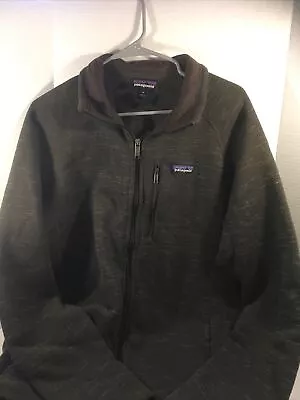 Mens Patagonia Full Zip Jacket Fleece XL Green • $39.99