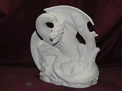 Ceramic Bisque Spring Dragon W/ Hatchling U-Paint Ready To Paint Fantasy • $24.99