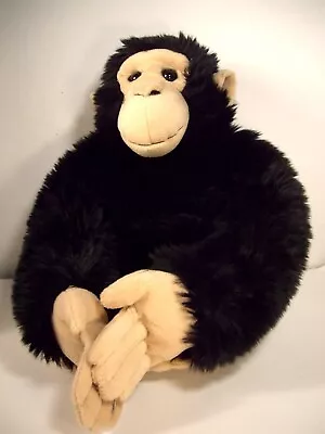 WILD REPUBLIC Plush Stuff Zoo Animal BROWN And BLACK MONKEY Chimpanzee 19  • $19.97