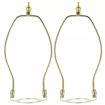  2pcs Floor Lamp Shade Harp Holder Lampshade Horn Alloy Bracket Lampshades Parts • £12.84