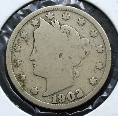 1902  5c Liberty V NICKEL Coin • $2.44