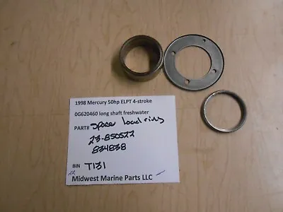 23-850522 834838 Mercury 1998 50hp ELPT Bigfoot Outboard Spacer Load Ring T131 • $22