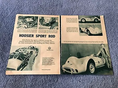 1960 Race Car Driver Jack Ensley Chevy Powered Custom Vintage Article • $19.98