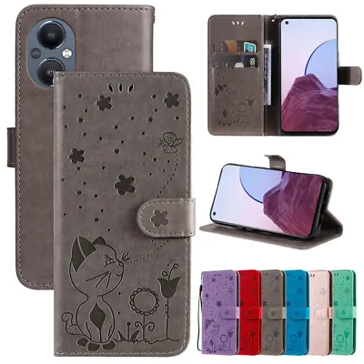 Cat Bee Wallet Flip Case Cover For OnePlus Ace Pro Nord 2T Nord CE Nord CE3 Lite • $15.39