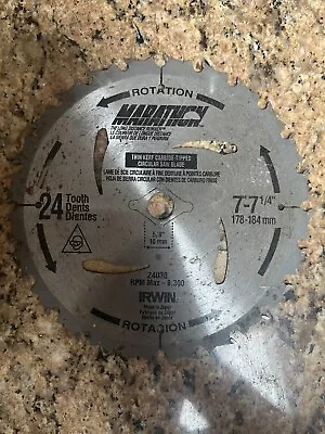 7 1/4 Circular Saw Blades • $5