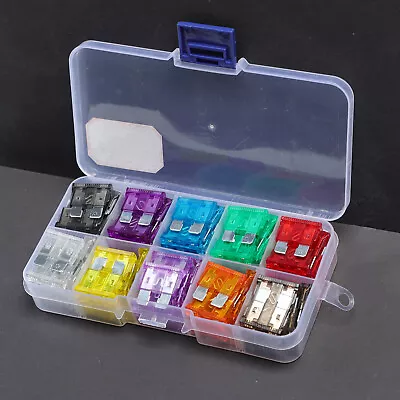 100pcs Car Automotive Medium Standard Fuses Auto Blade Fuse Assortment Kit APM • $4.39