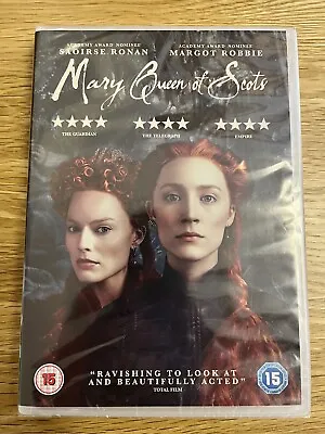 Mary Queen Of Scots (DVD 2019) Margot Robbie Saoirse Ronan New Sealed Free P&P • £3.99