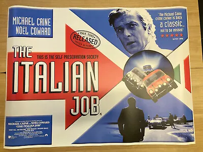 The Italian Job (1969) Quad Film Poster Print (30  X 40 ) Michael Caine Movie • £29.99