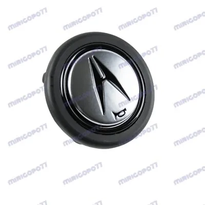 X1 New Horn Button Black / Silver Fits ACURA MOMO RAID NRG Steering Wheel Racing • $23.40