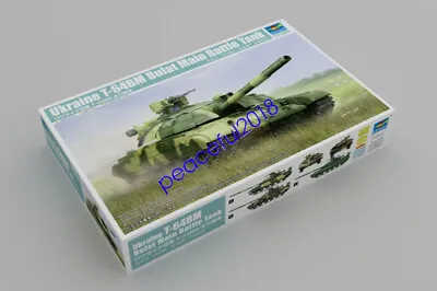 Trumpeter 09592 1:35 Scale Ukraine T-64BM Bulat Main Battle Tank Model Kit • $59.98