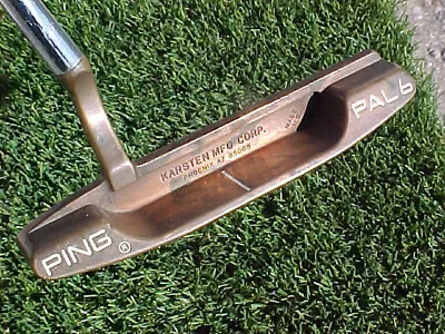 Vintage Ping Pal 6 Karsten Beryllium Copper RH Golf Club Putter 35 1/2  Long • $95