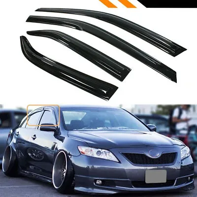 For 2007-2011 Toyota Camry JDM Mugen Style Window Visors Rain Guards Deflector • $31.99